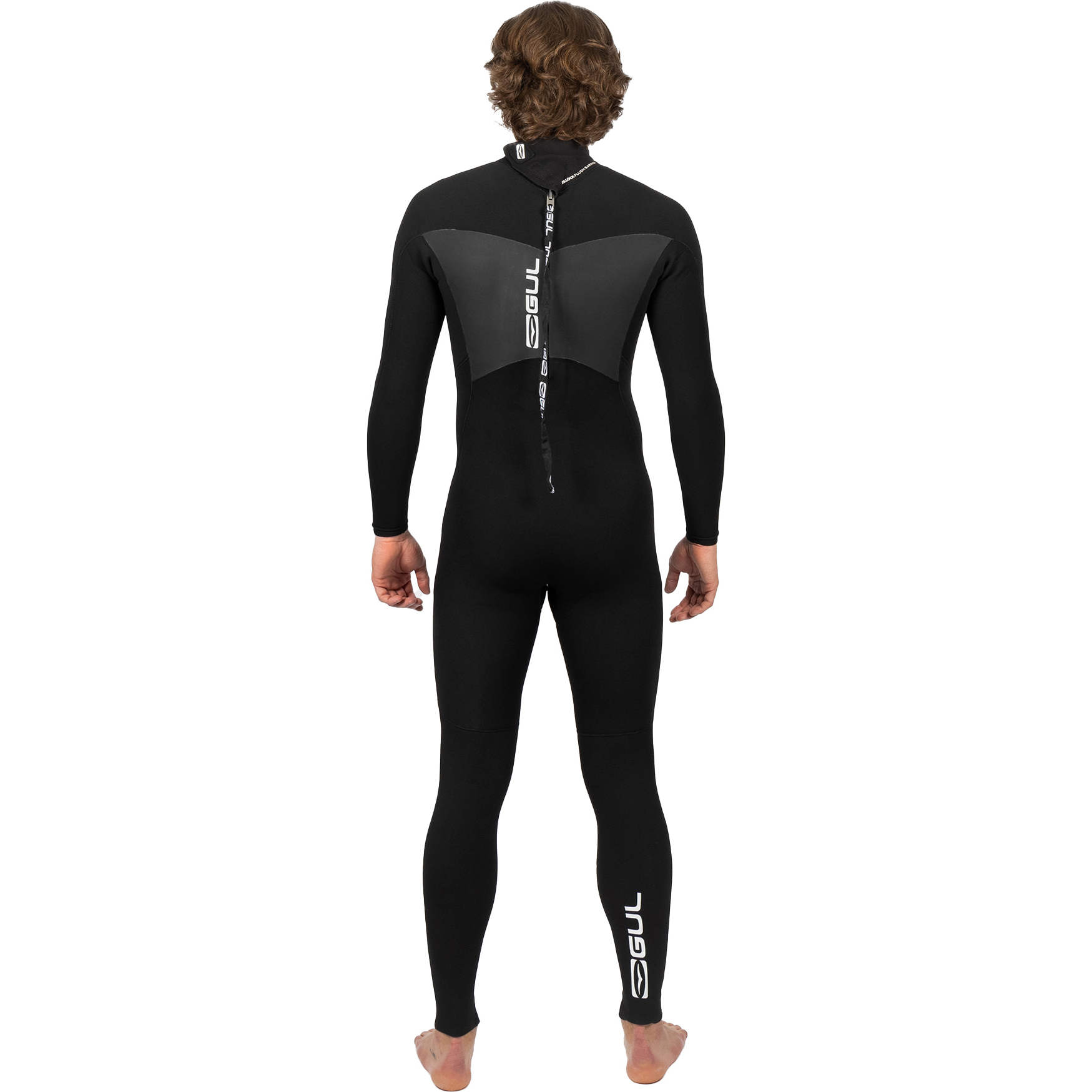 2025 Gul Mens Response 3/2mm GBS Back Zip Wetsuit RE1231-C1 - Black